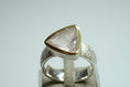 Load image into Gallery viewer, Rose Quartz Silver Ring