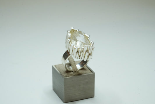 Herkimer-Diamant Ring