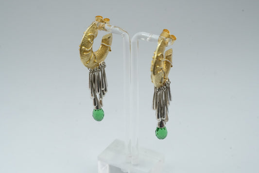 Obsidian earrings