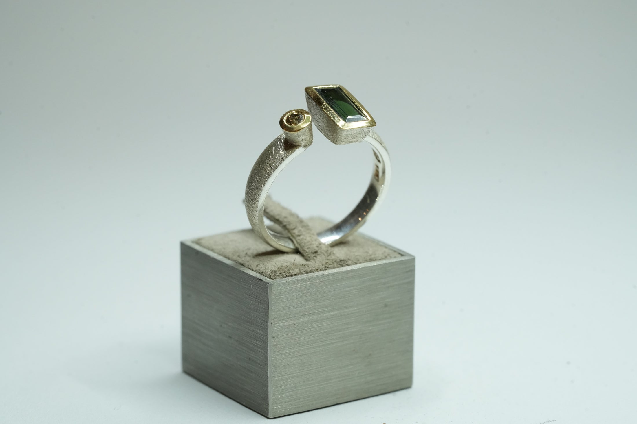 Tourmaline Diamond Ring