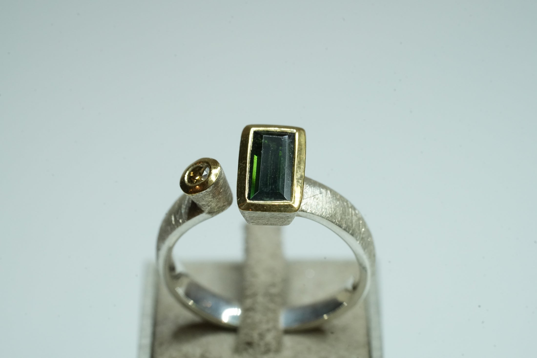 Tourmaline Diamond Ring