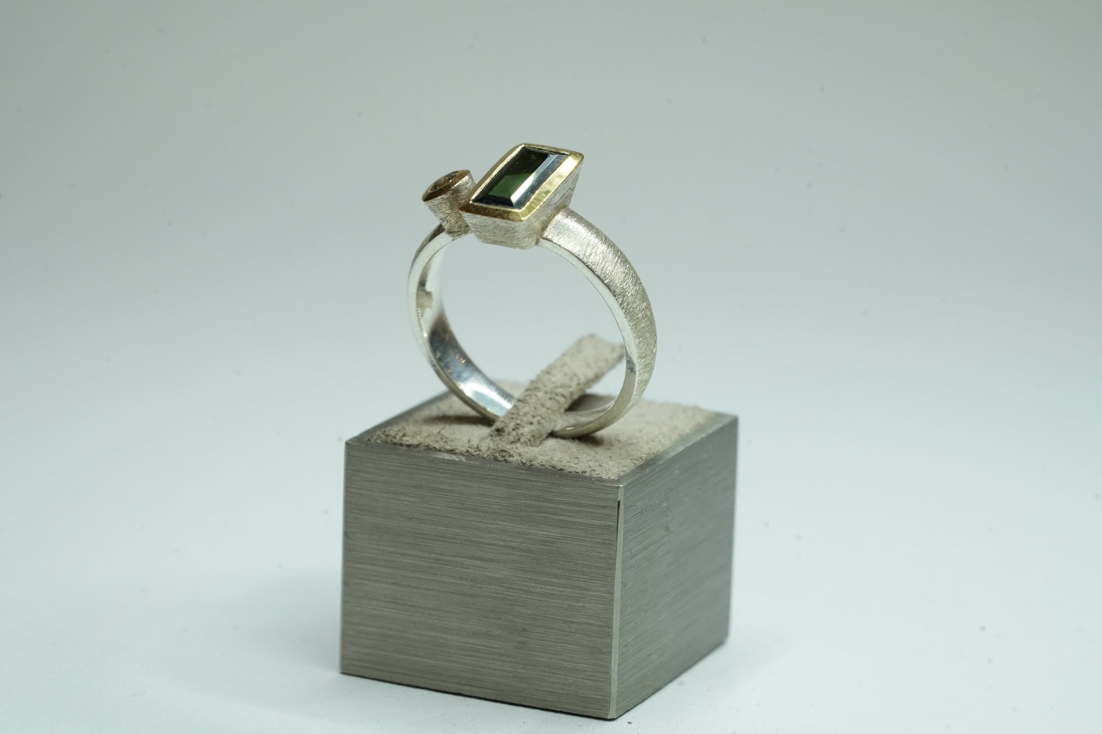 Tourmaline Diamond Ring