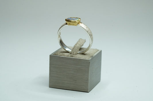 Opal Silber Ring