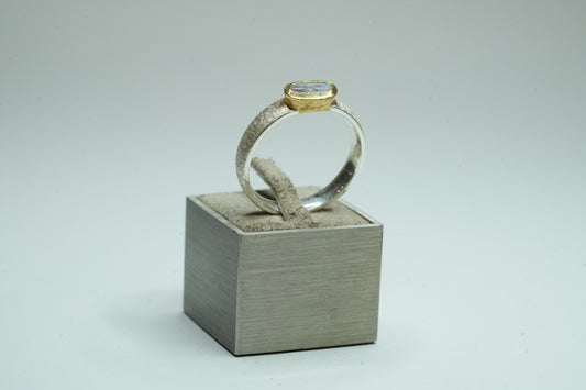 Opal Silber Ring