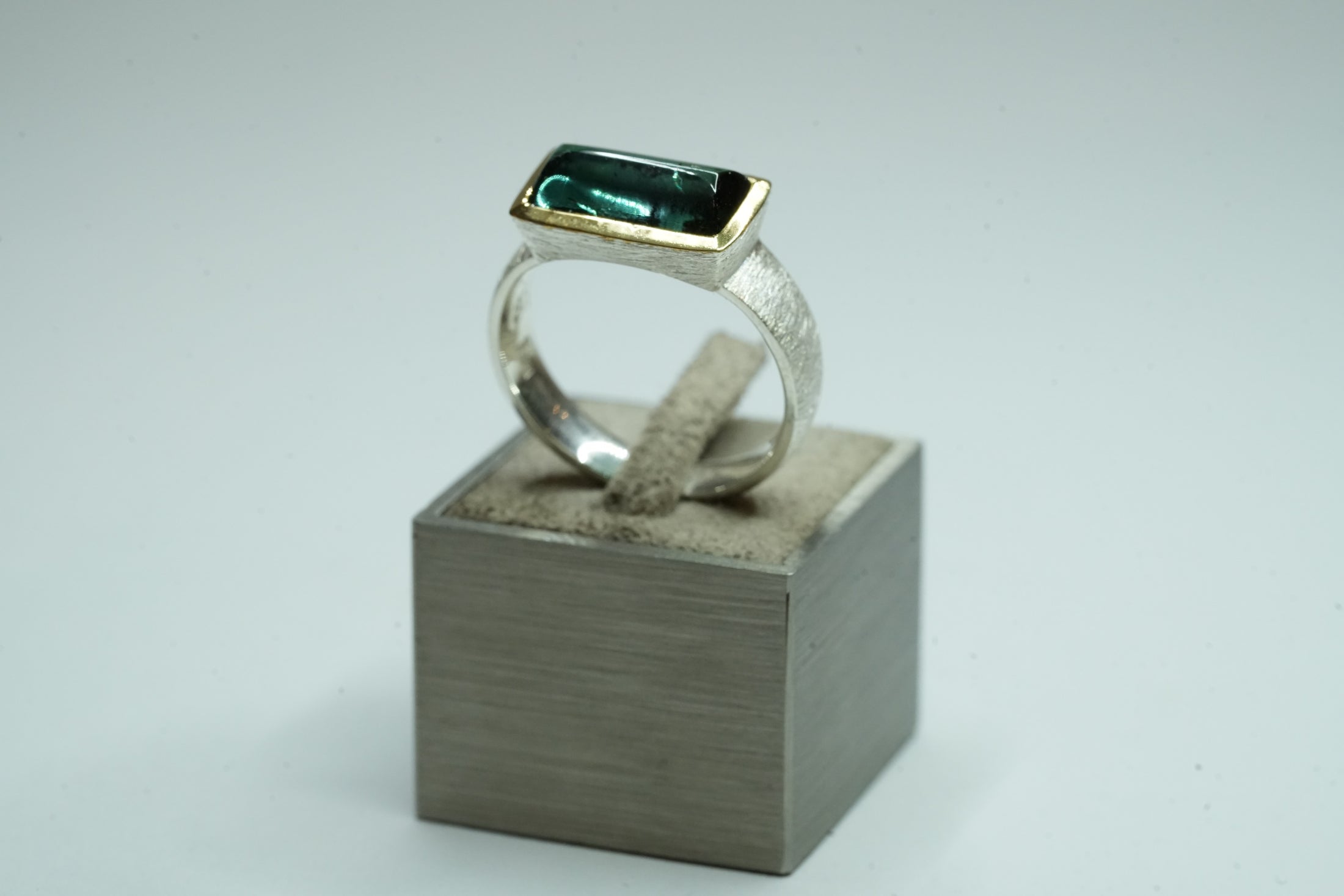 Indigolite Tourmaline Ring
