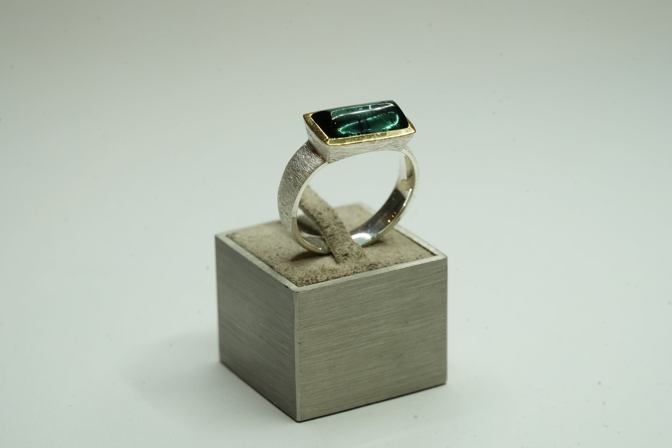 Indigolite Tourmaline Ring