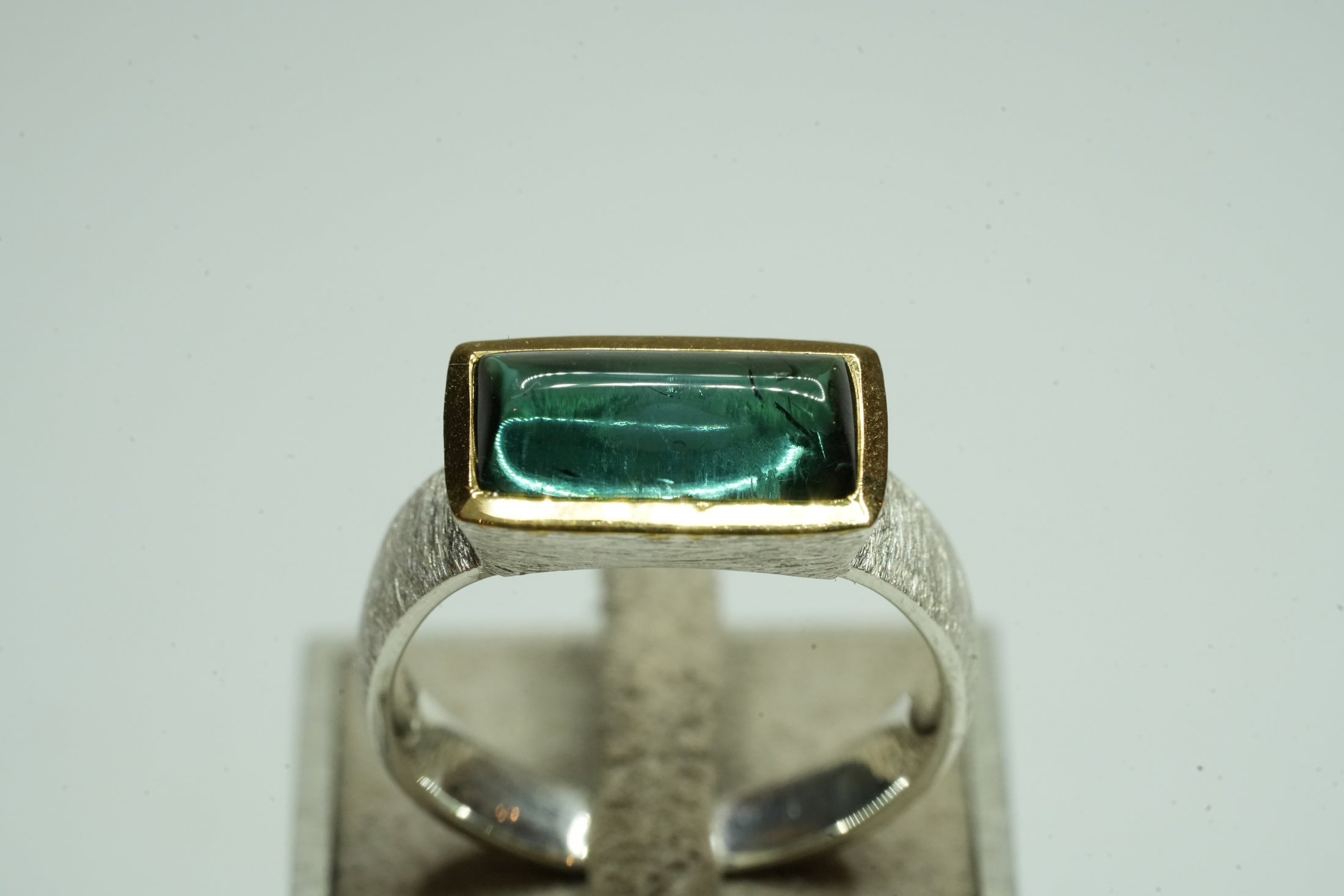 Indigolite Tourmaline Ring