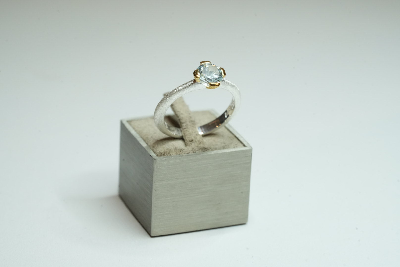 Aquamarin Silber Ring