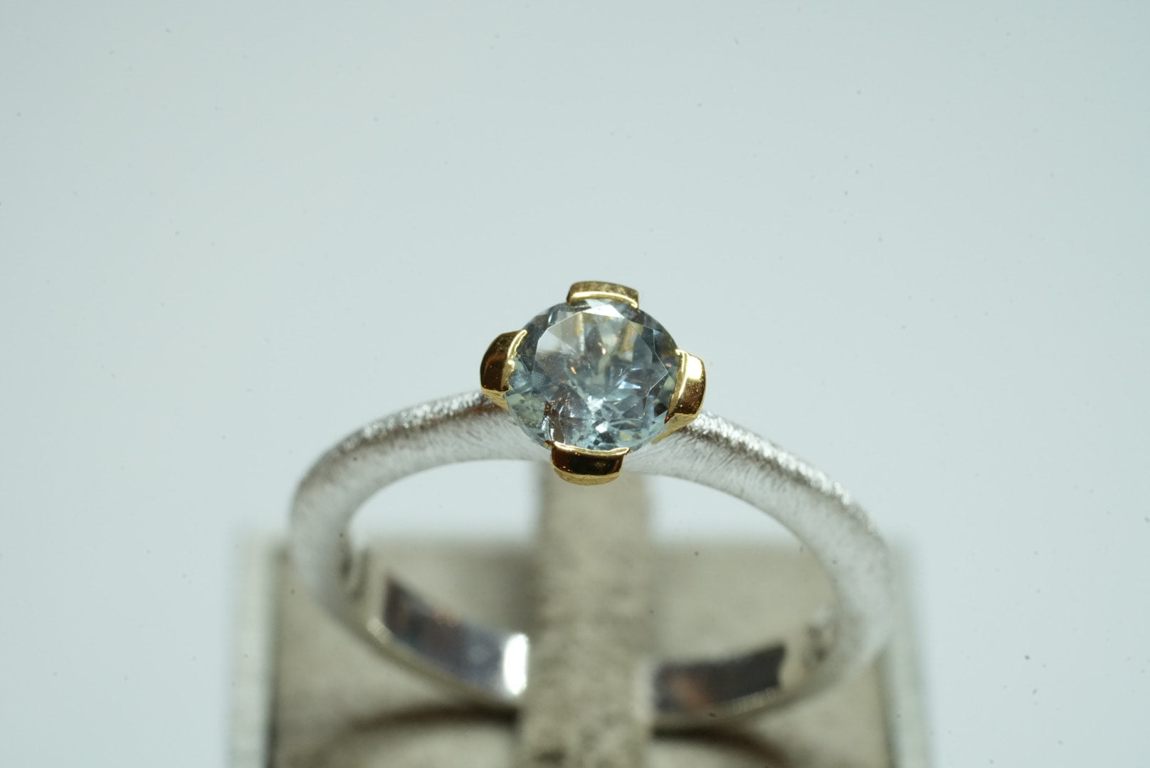 Aquamarin Silber Ring