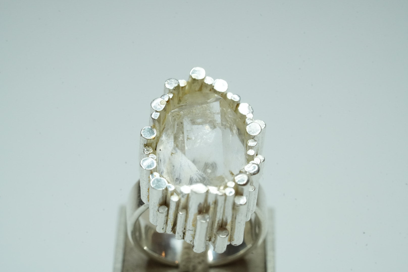 Herkimer diamond ring
