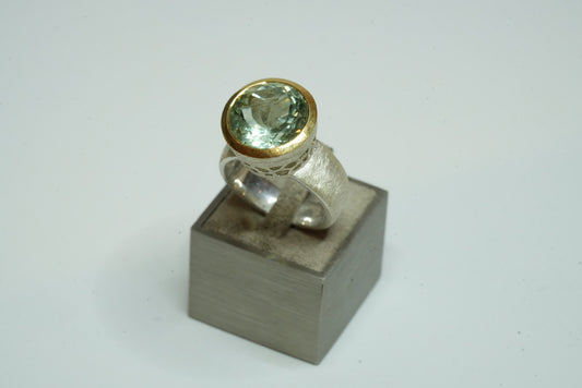 Prasiolith Ring
