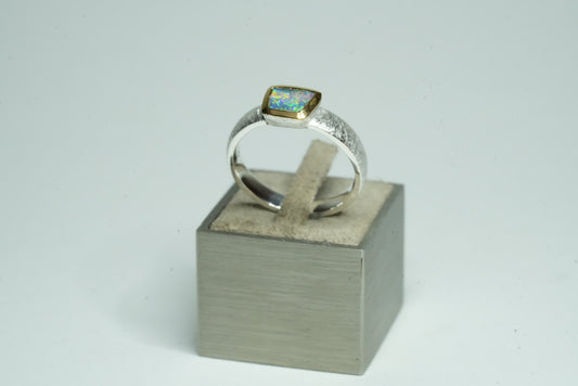 Boulder Opal Ring