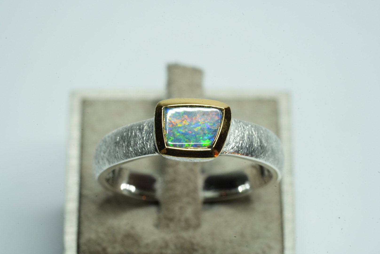 Boulder Opal Ring