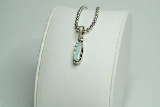 Opal Silber Anhänger