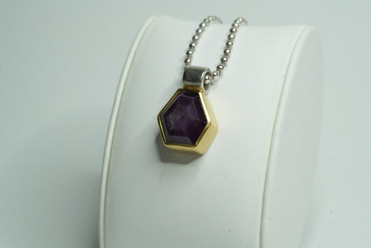 Stern Rubin Anhänger