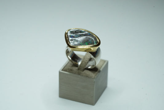 Boulder Opal Ring