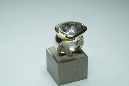 Boulder Opal Ring