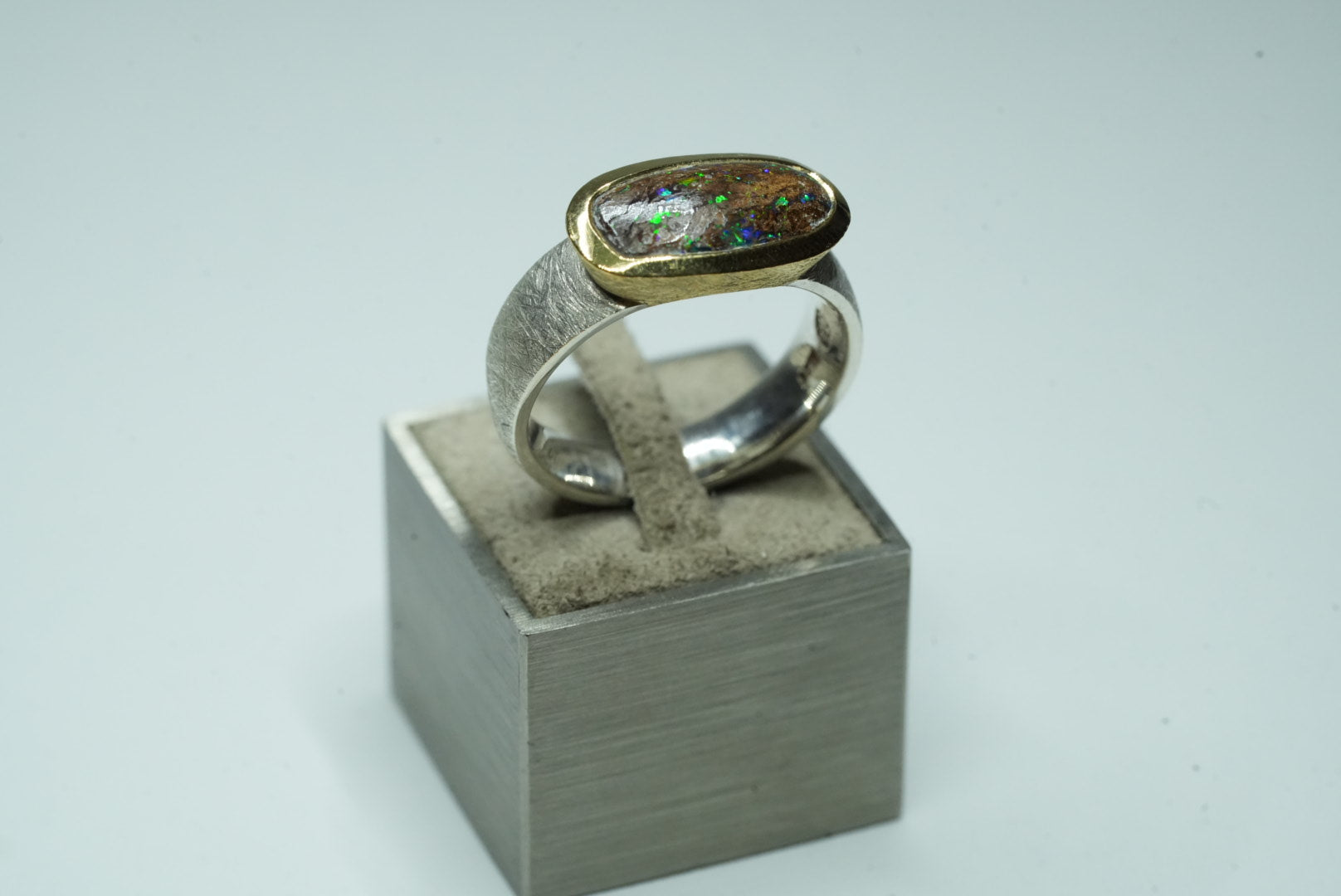 Boulder Opal Ring