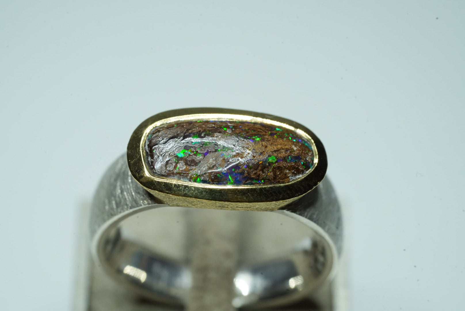Boulder Opal Ring