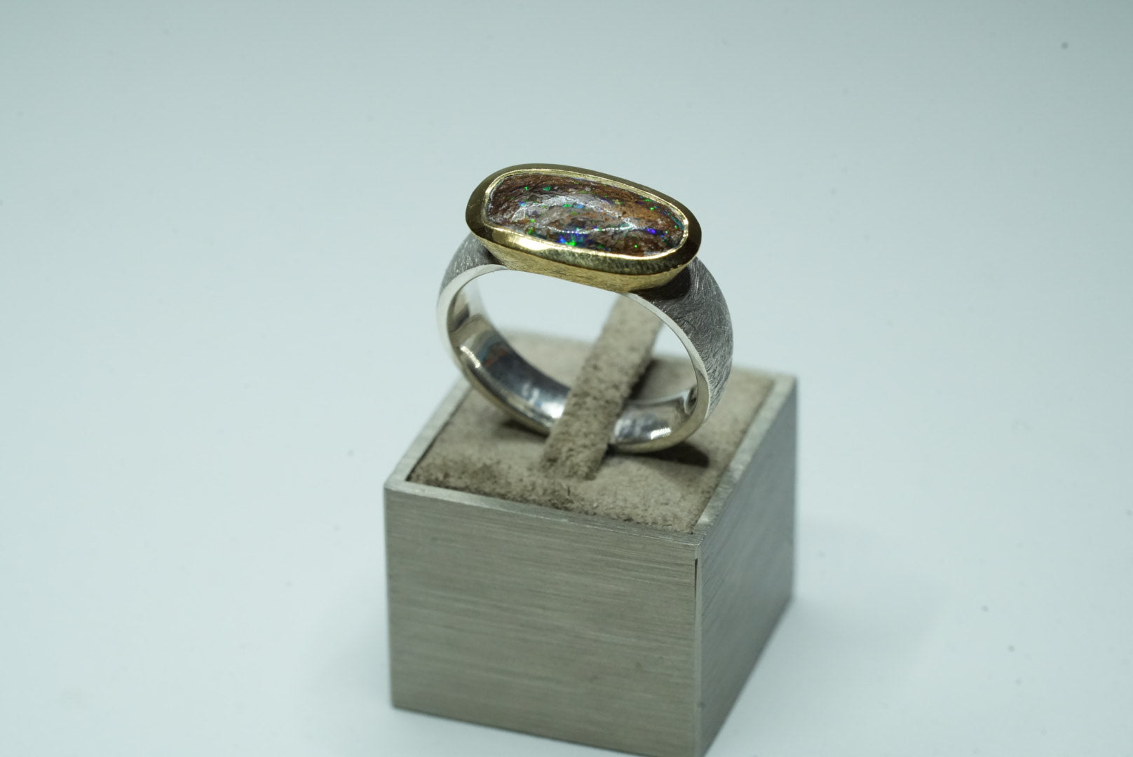 Boulder Opal Ring