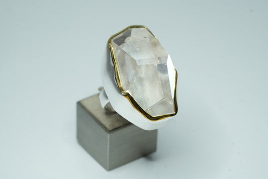 Bergkristall Ring