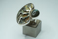 Load image into Gallery viewer, Labradorite Pyritammone Ring
