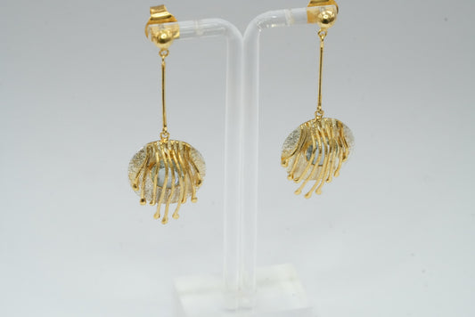 Obsidian earrings