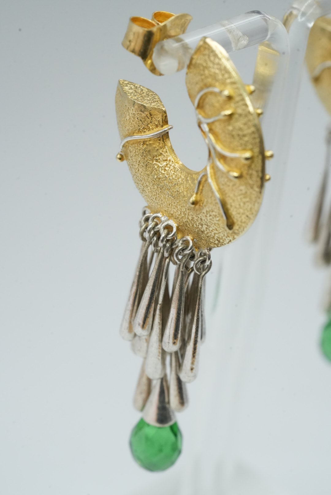 Obsidian earrings