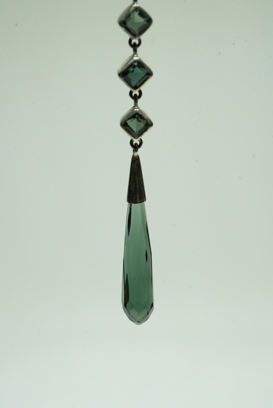 Obsidian earrings